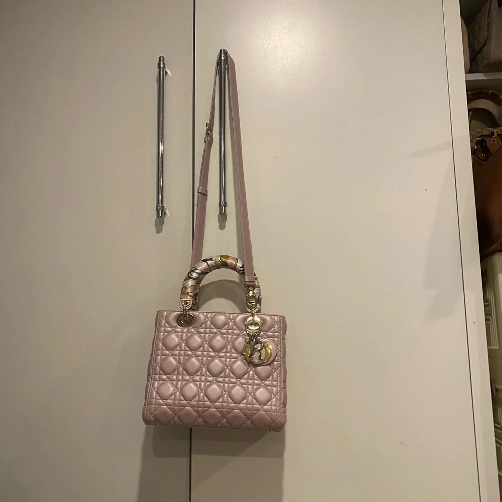 Dior Lady Dior Quilted Leather Medium Bag - Picture 16 of 16